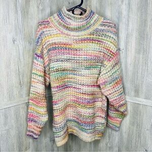 TopShop Space Dye Chunky Sweater
